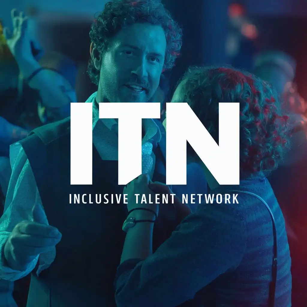 logo, Film, with the text "ITN
Inclusive Talent Network", typography, be used in Entertainment industry