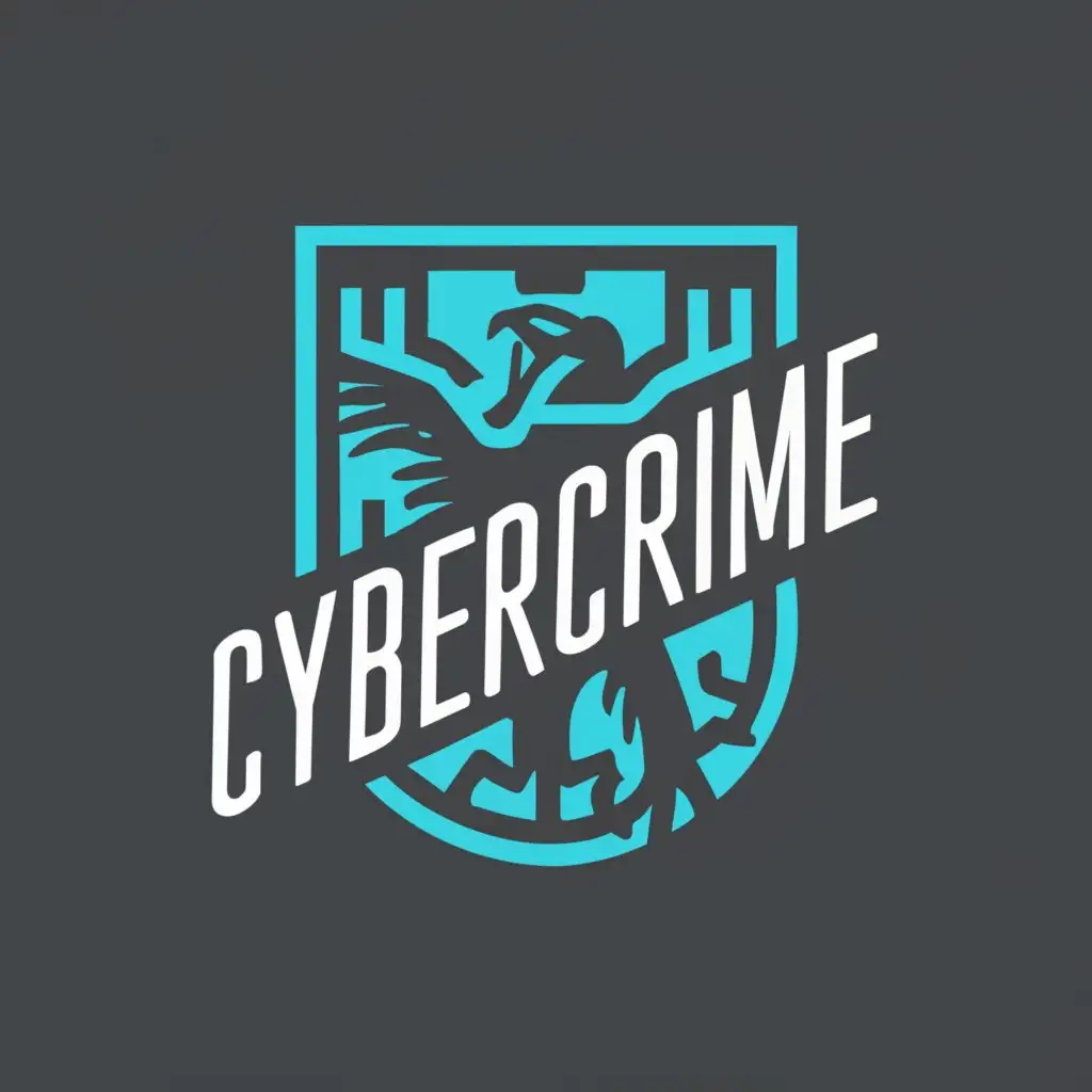 logo, cybercrime cyber crime it internet darknet cyberpunk technology investigations unit germany, with the text "cybercrime", typography, be used in Internet industry