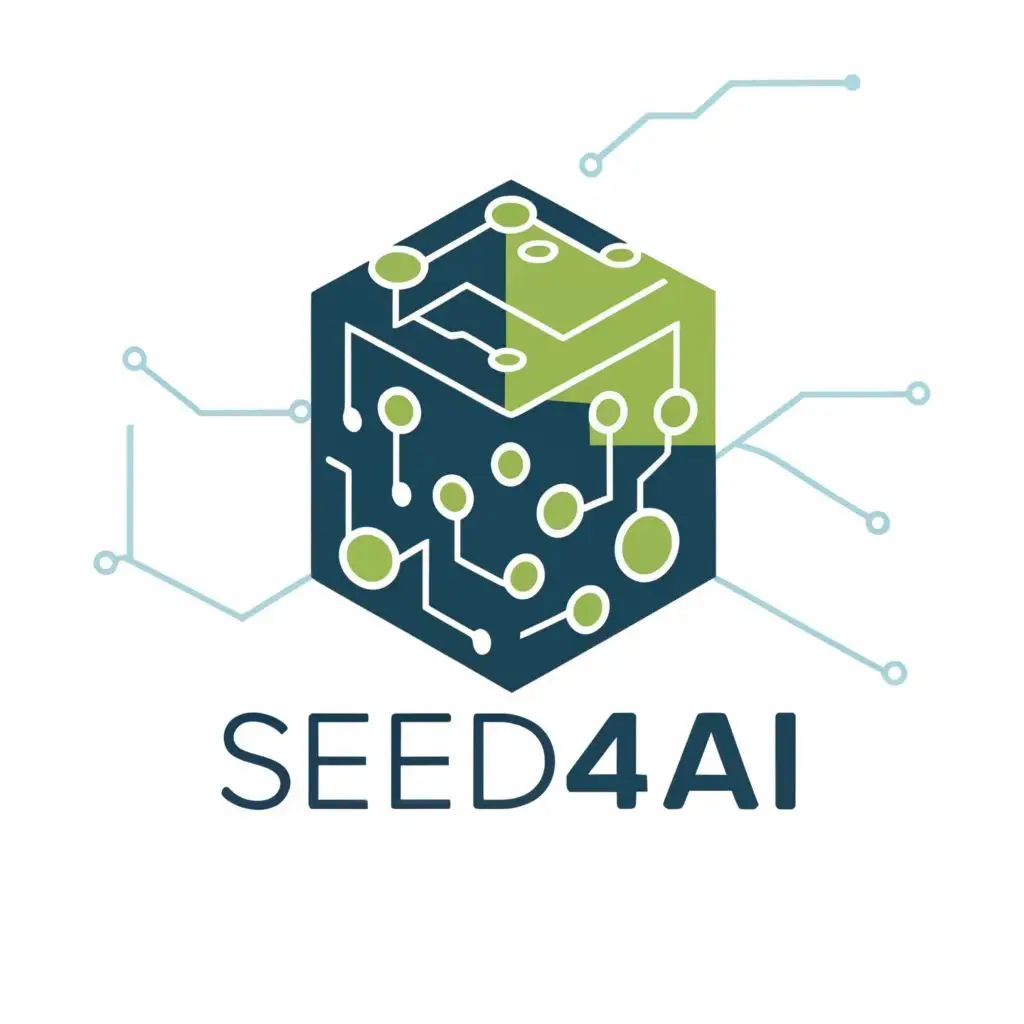 logo, Energy Consumption
Smart Box, with the text "SEED4AI", typography, be used in Technology industry