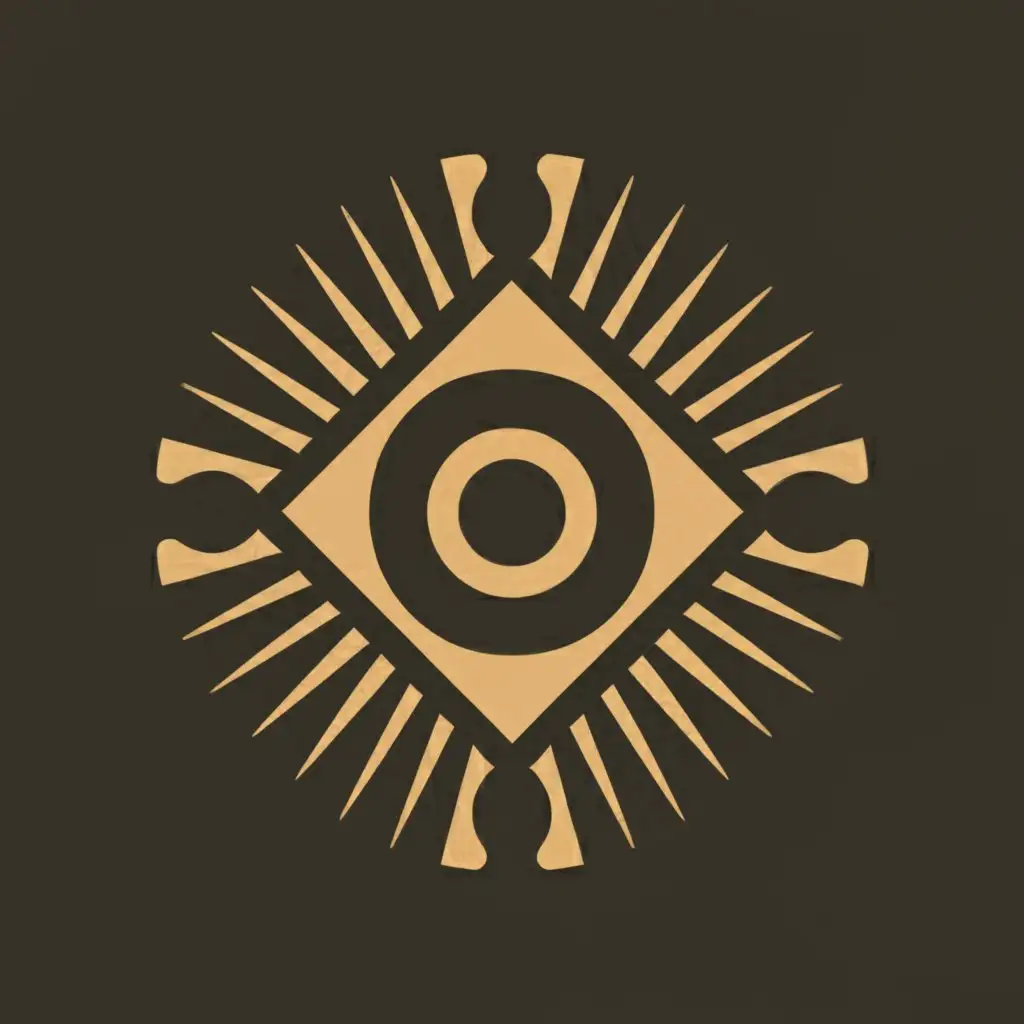 a logo design,with the text "evil, eye, symmetrical", main symbol:Symmetrical eye,Moderate,clear background