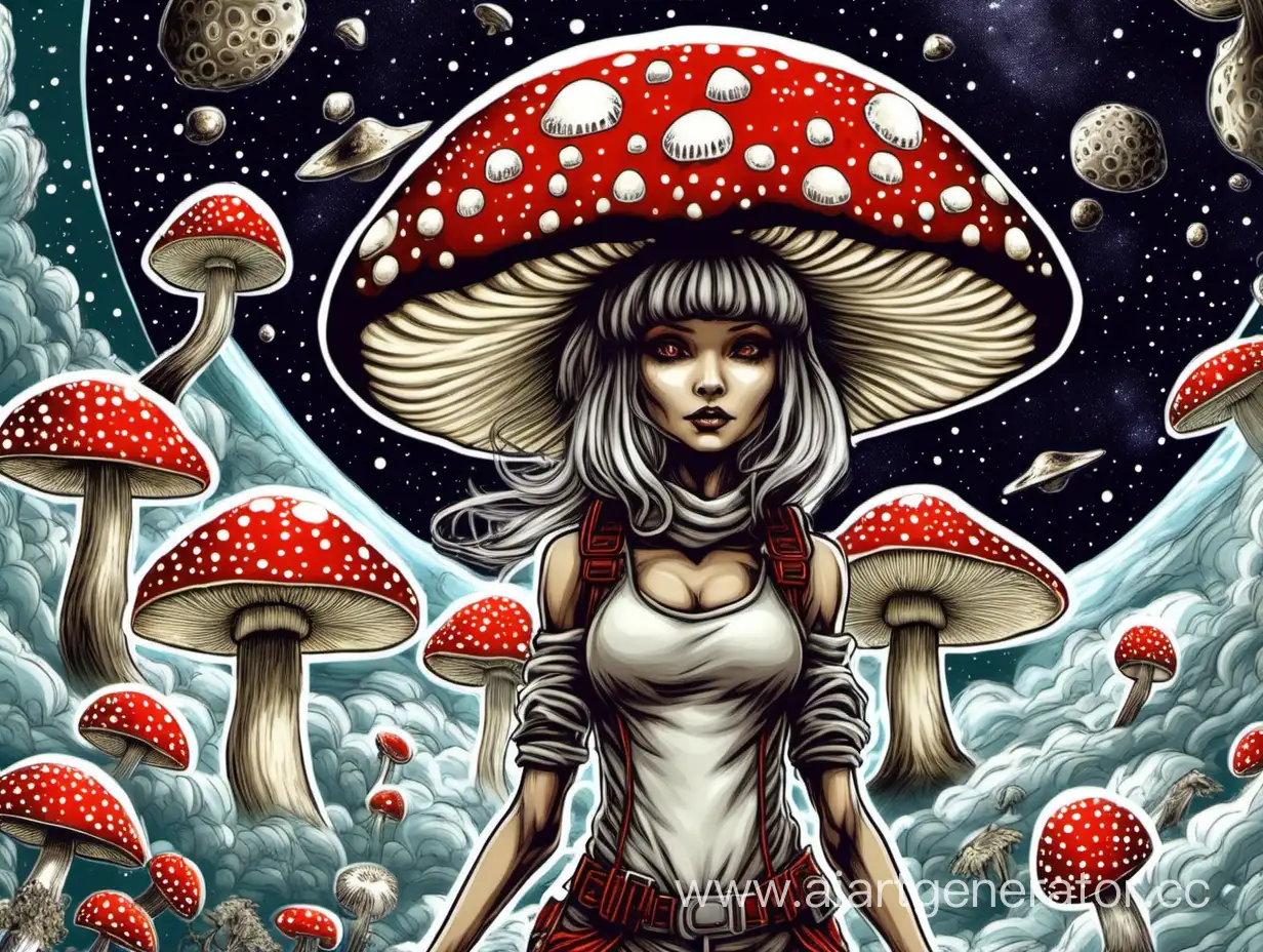 Amanita-Girl-Exploring-Mystical-Space-Realm