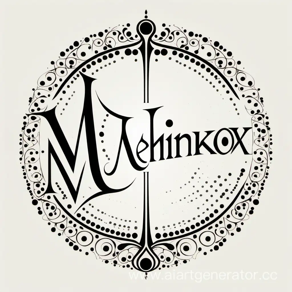 ArabesqueInspired-MelnikovVG-Textual-Logo-on-White-Background