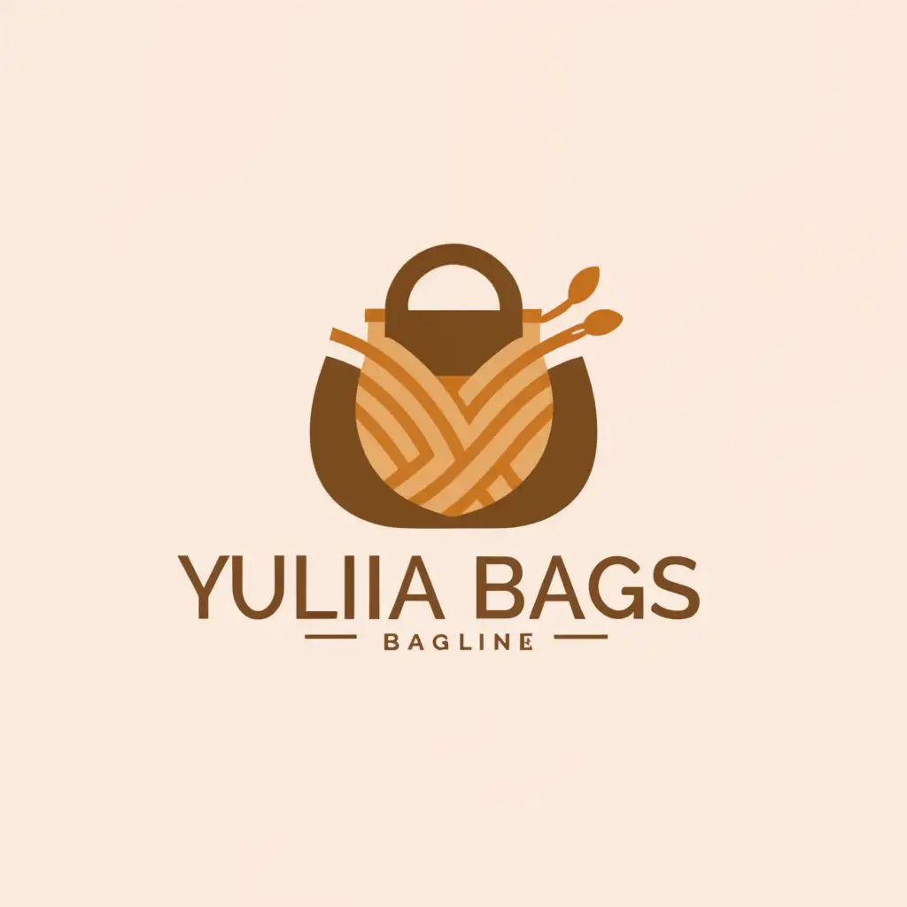 a logo design,with the text "Yulia_bags", main symbol:Knitted bag,Умеренный,be used in Мероприятия industry,clear background