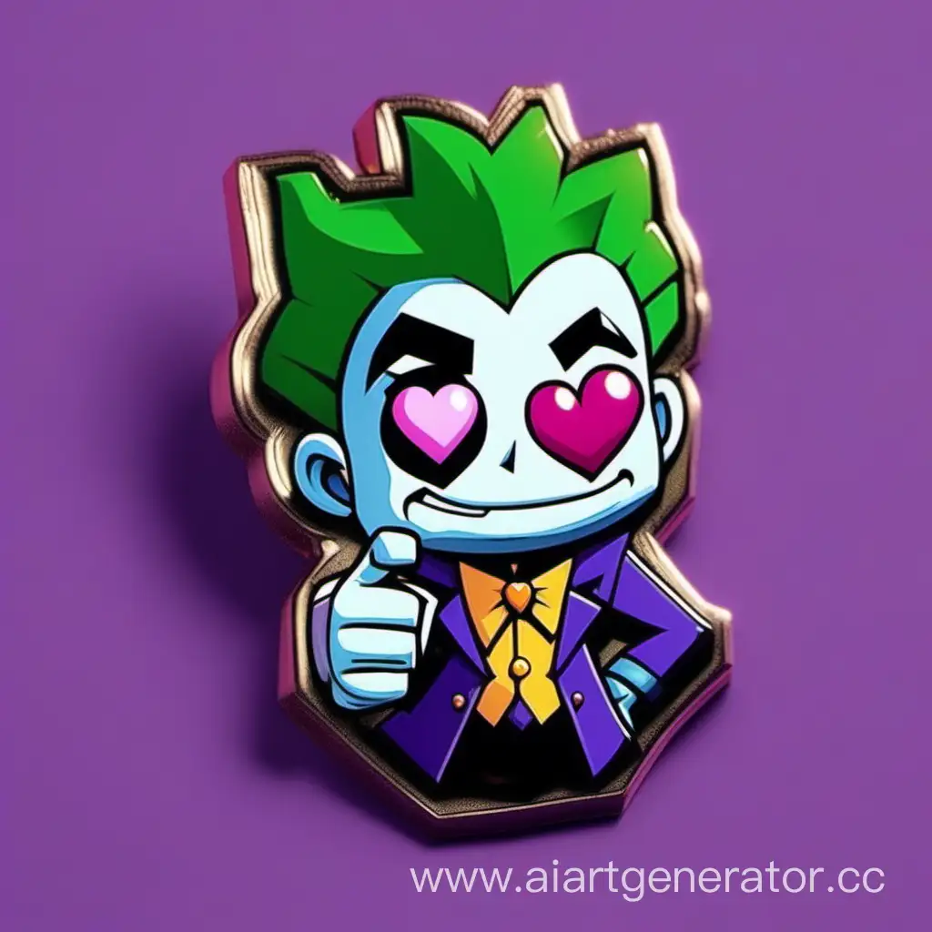 Jokerthemed-Pins-Brawl-Stars-with-Heart-Unique-and-Playful-Collectible