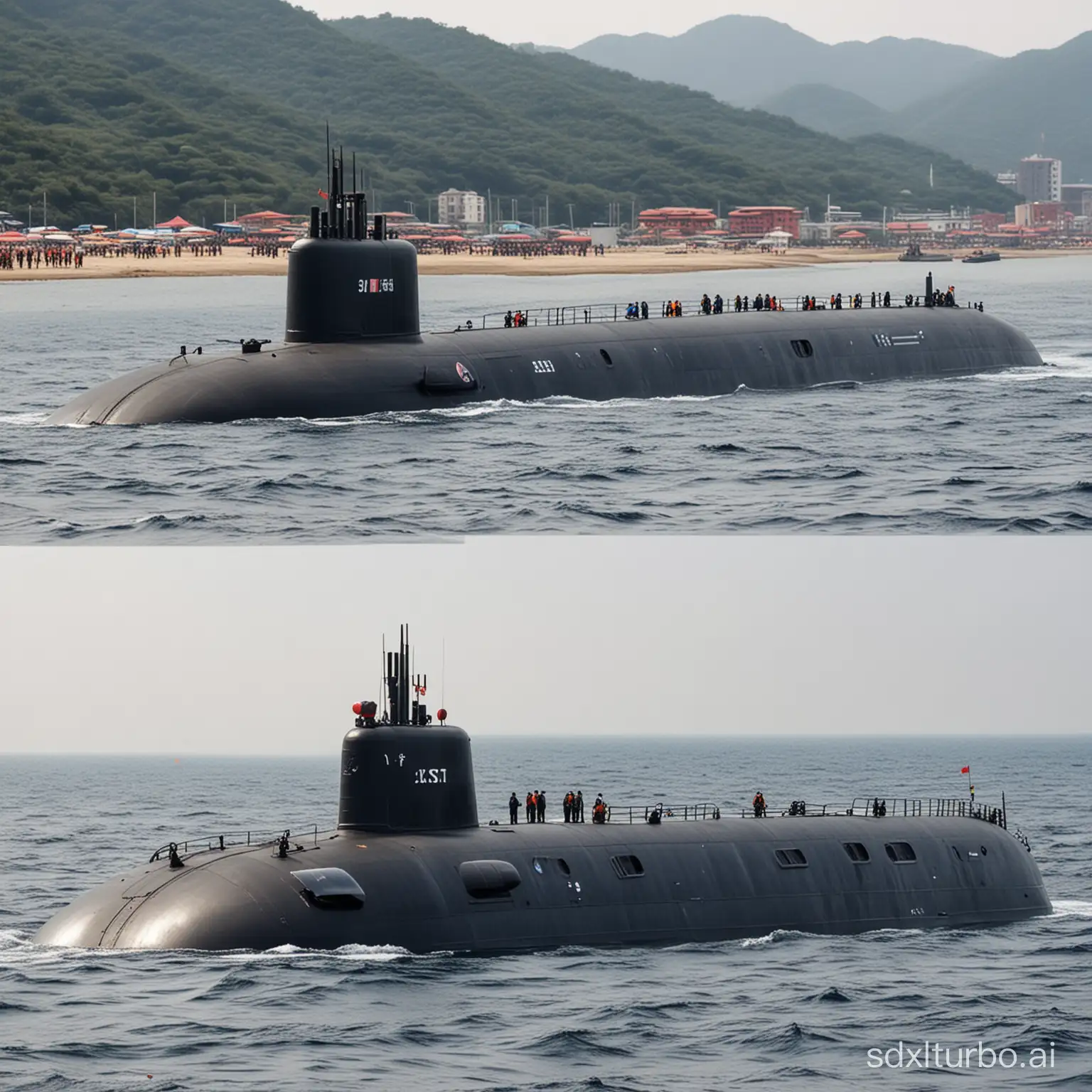Fuwentao and Jiaolong submarine