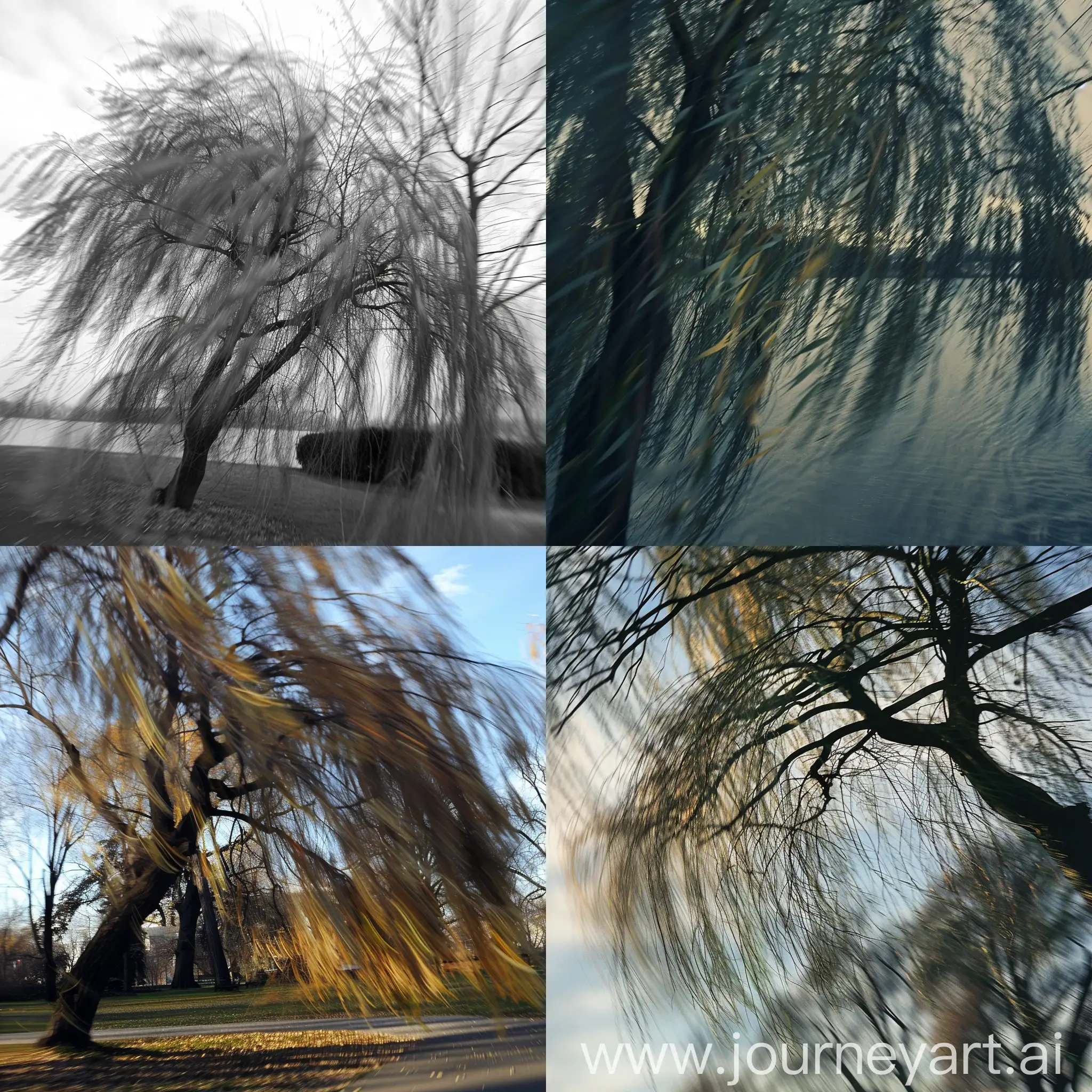 Whimsical-Weeping-Willow-Tree-Swaying-in-the-Wind