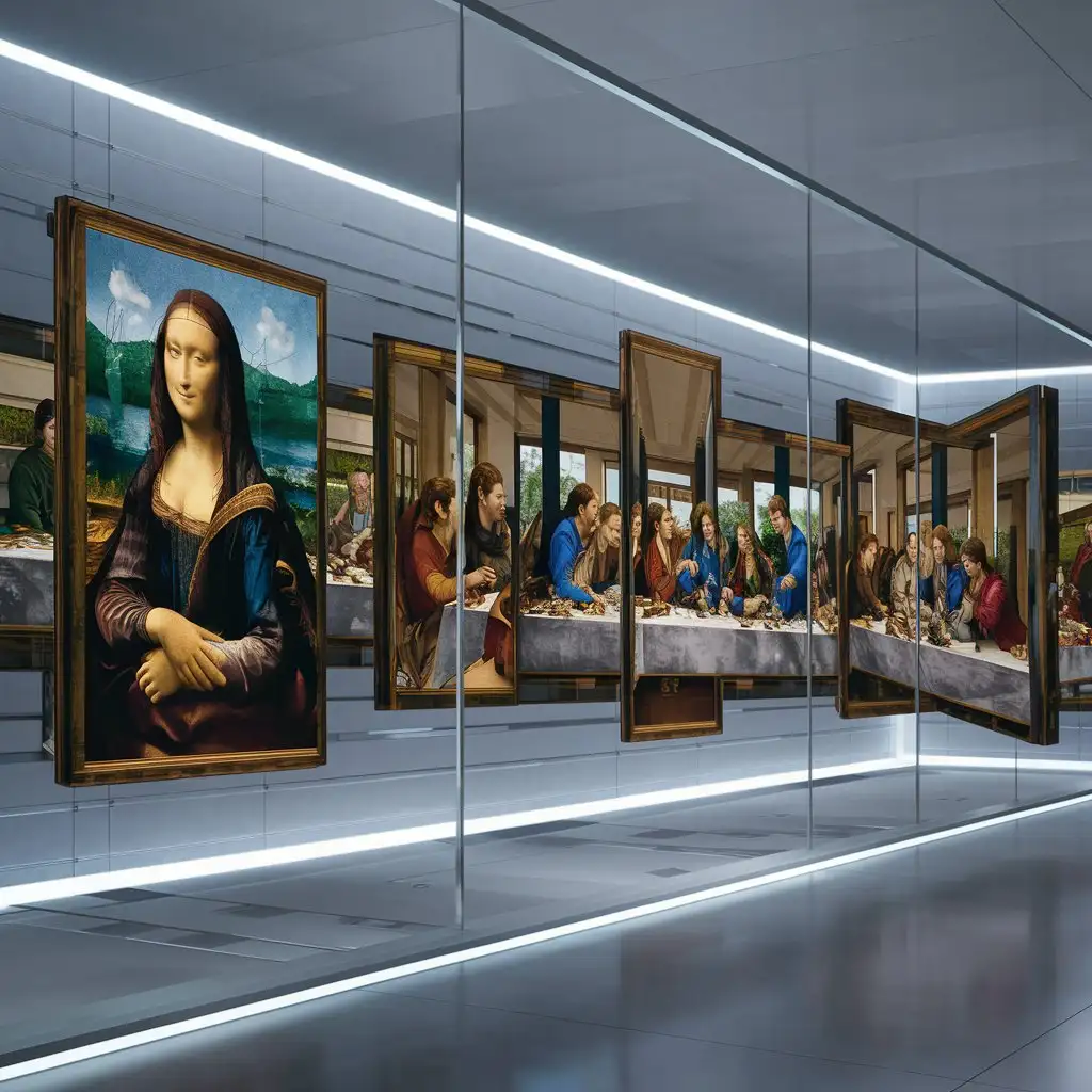 Futuristic-Museum-Displaying-Leonardo-da-Vincis-Masterpieces