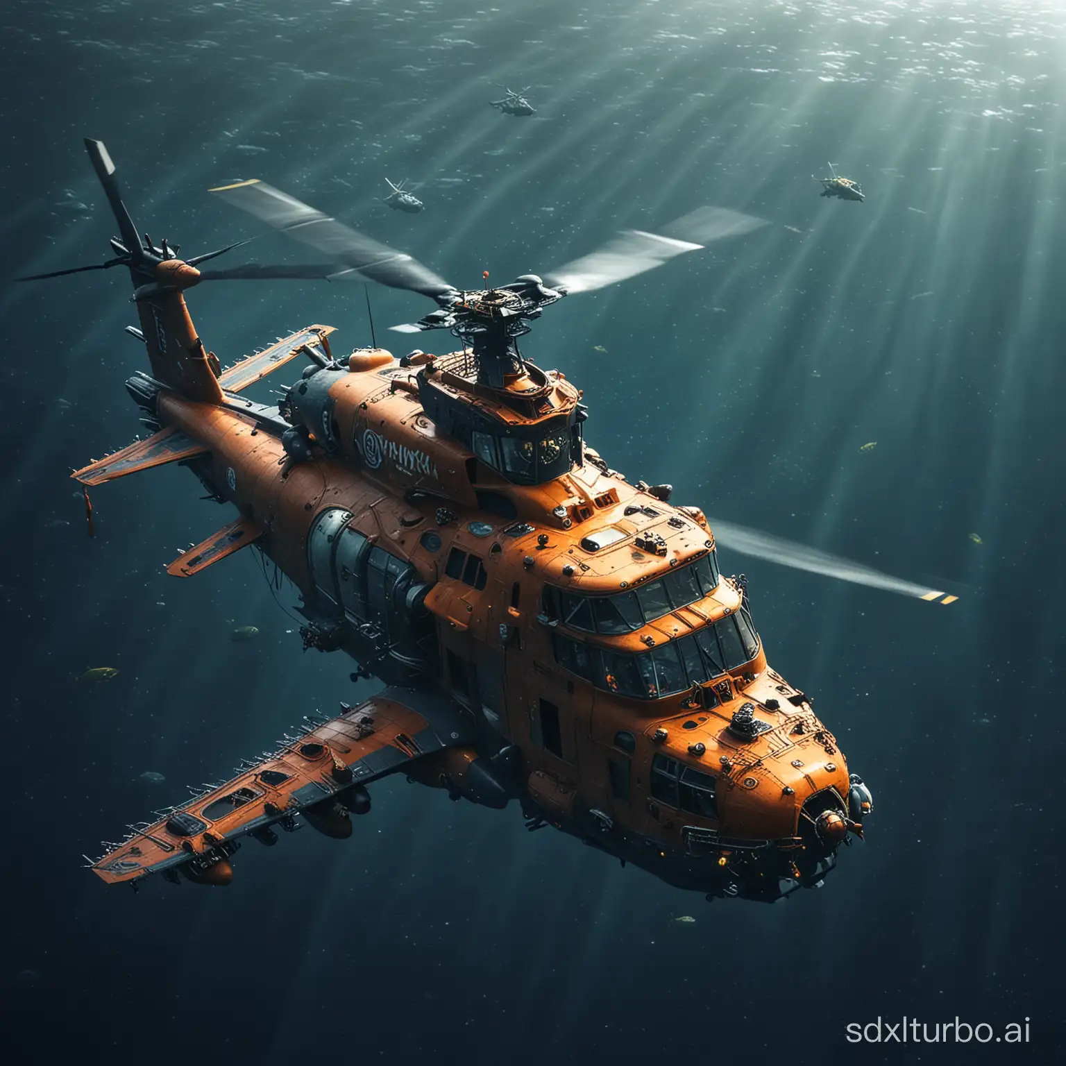 Majestic HD Illustration of the Sea King of Atlantis in the Deep Sea ...