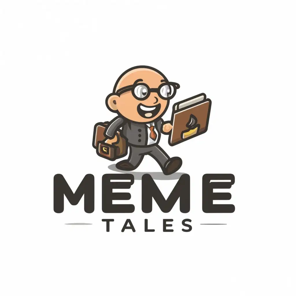 a logo design,with the text "MEME TALES", main symbol: A Meme's Journey,complex,be used in Finance industry,clear background