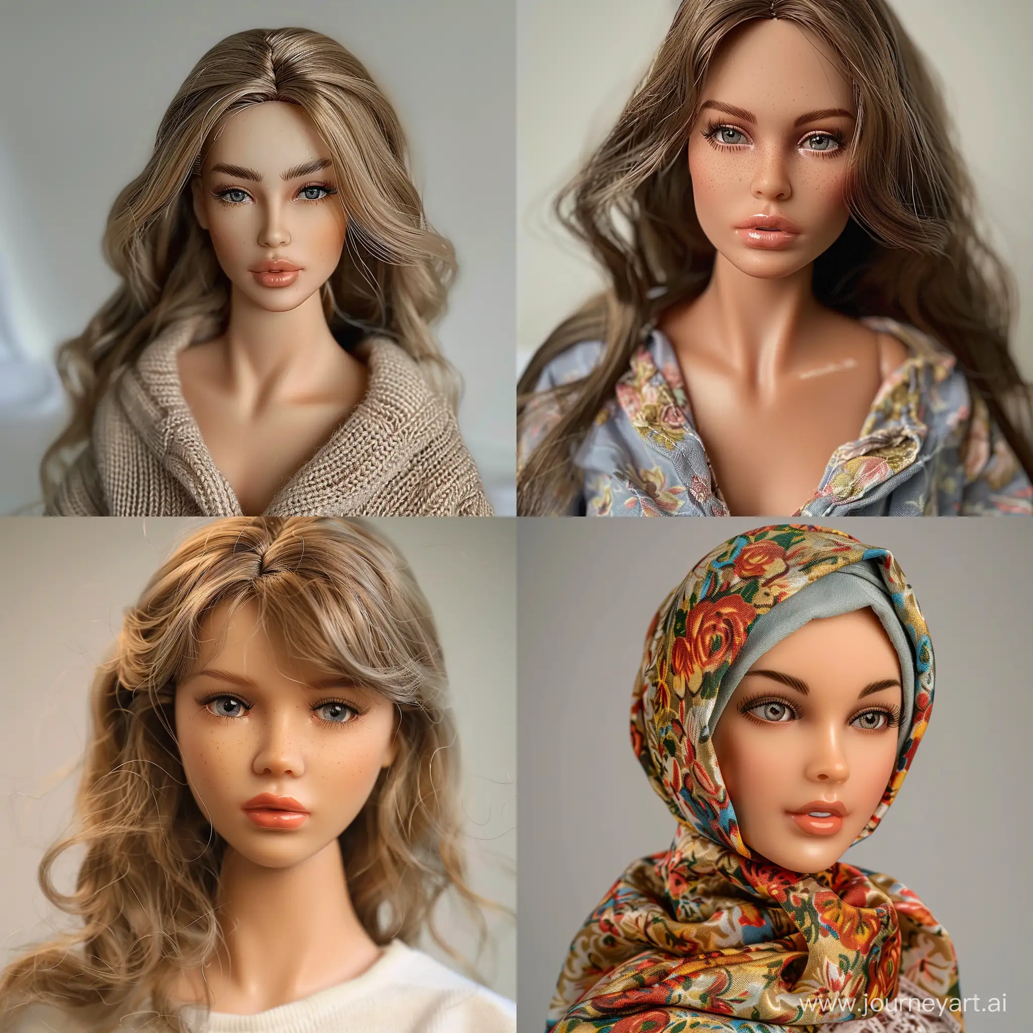 A beautiful and realistic eastern Europe woman as a silicon doll