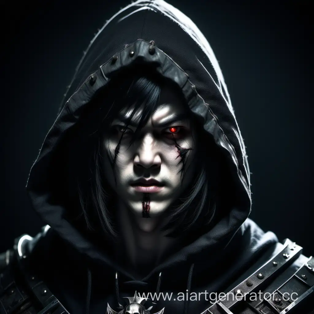 Sinister-Asian-Character-with-Scar-in-Hood-Horror-Genre-Artwork