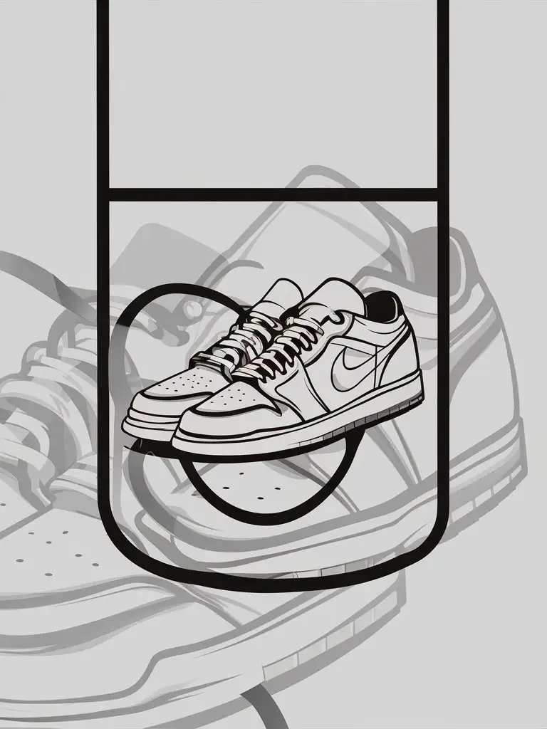 Minimalist-Logo-with-Sneakers