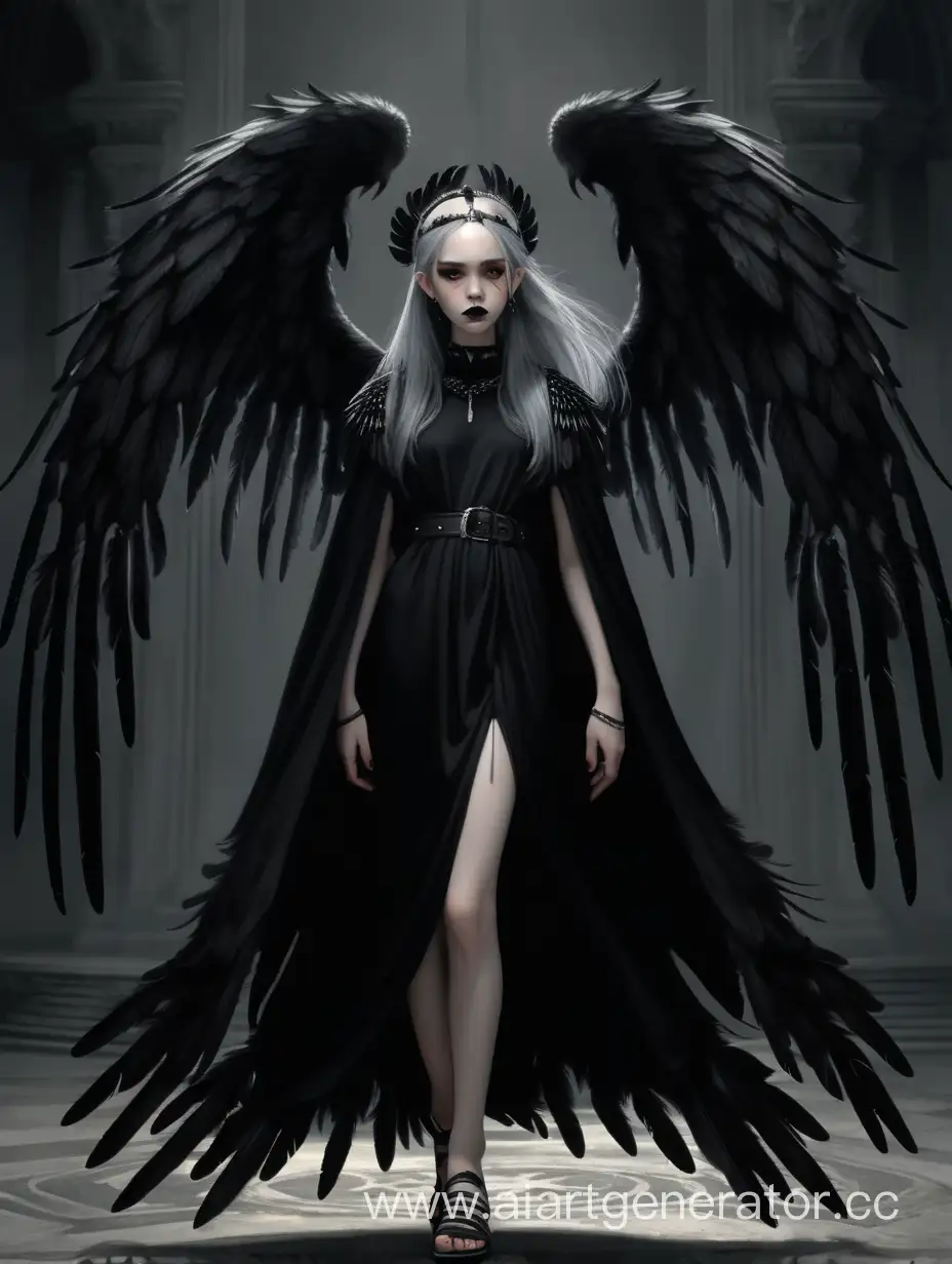 Mysterious-Gothic-Angel-with-Black-Wings