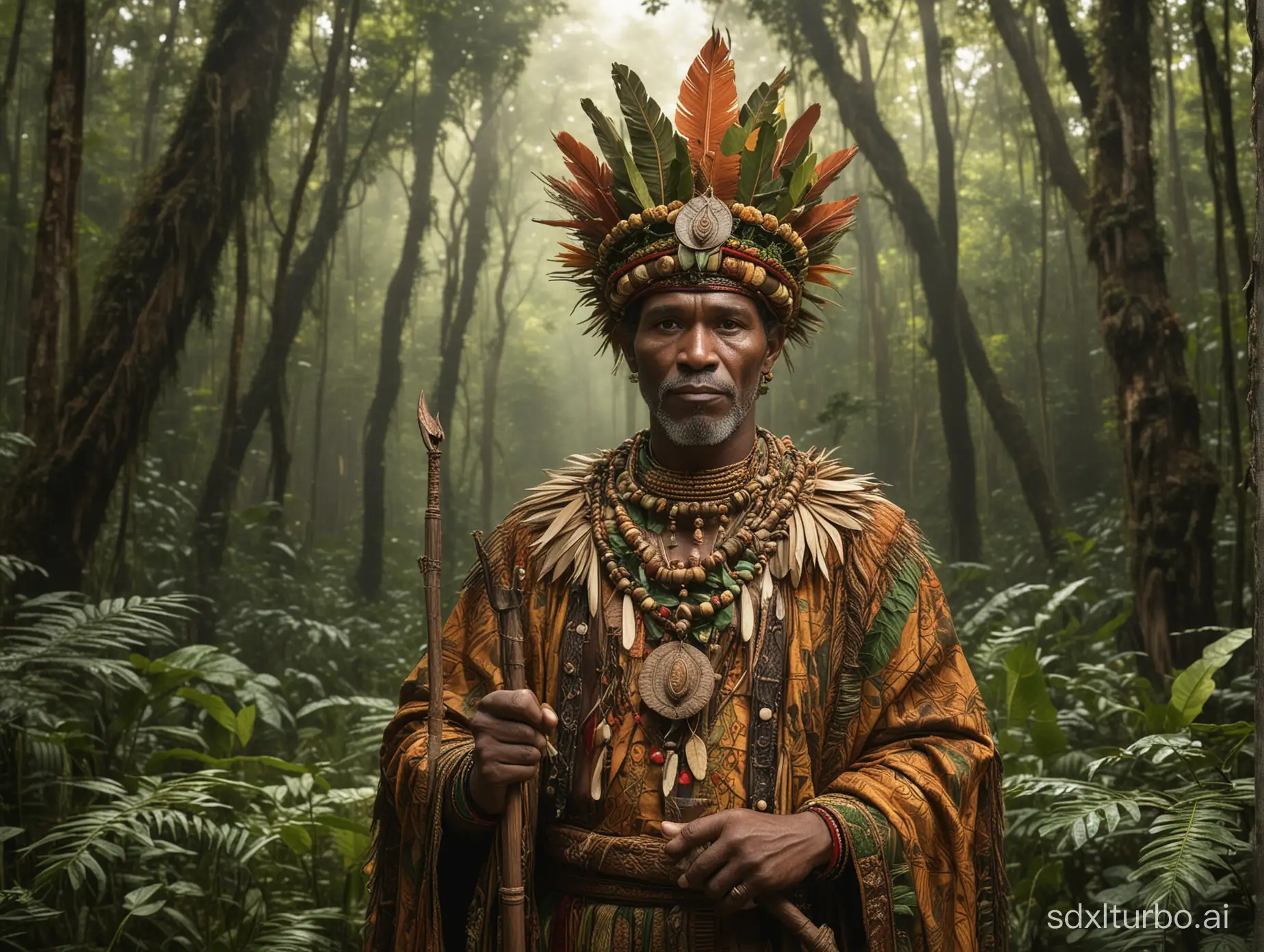 Majestic-Quilombola-King-Guarding-Forests-with-Jurema-Ceremony