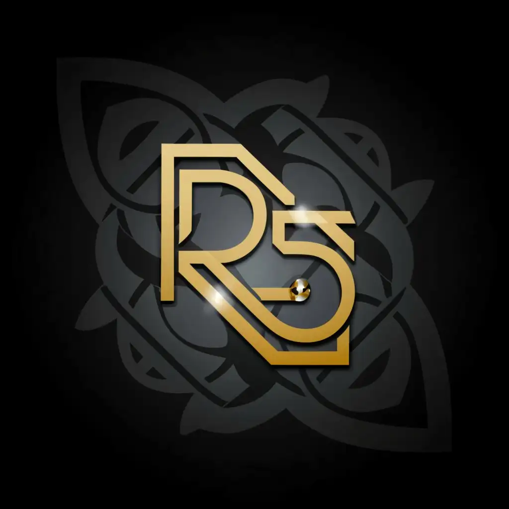 a logo design,with the text "Create logo with "RS" as the text", main symbol:Jewelry and watches,Moderate,clear background