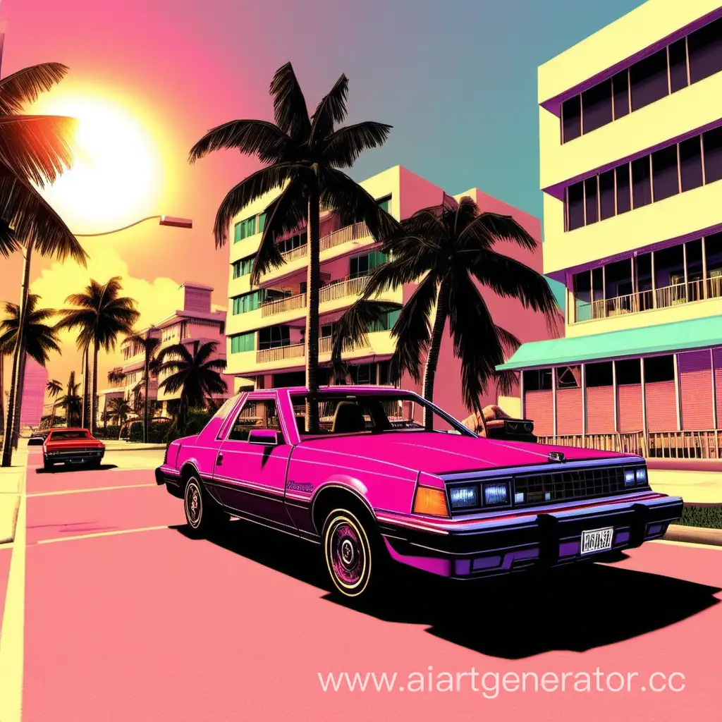 Действие игры разворачивается в Вайс-Сити, штат Флорида, в 1986 году, и повествует о подвигах главного героя Томми Версетти, который поднимается и становится главной криминальной силой Вайс-Сити.