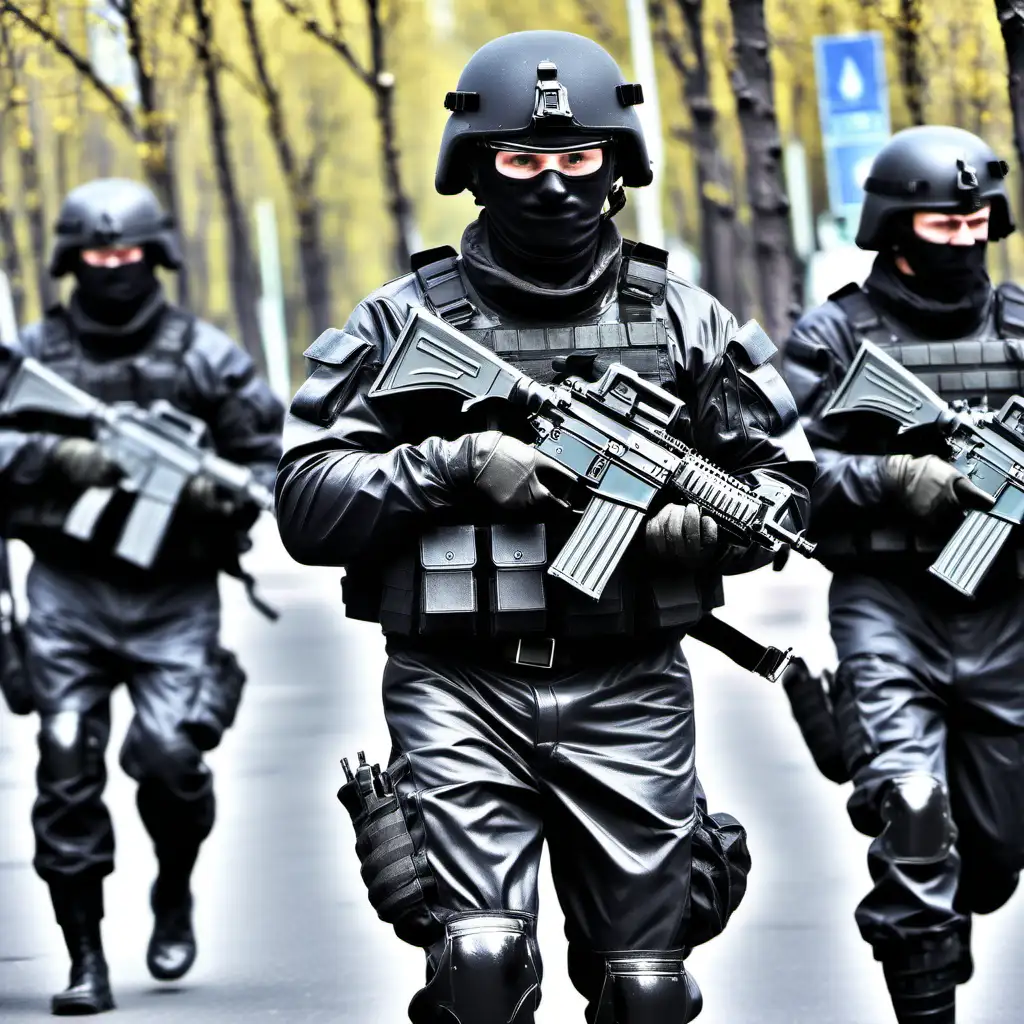 Russian FSB Officers in Tactical Body Armor