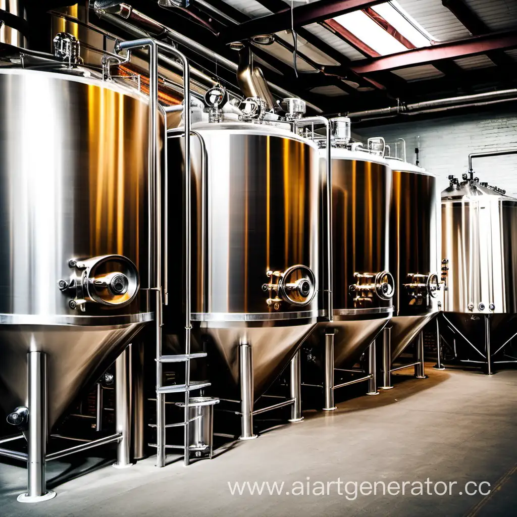 Craft-Brewery-Cylindrical-Conical-Tanks-in-Action