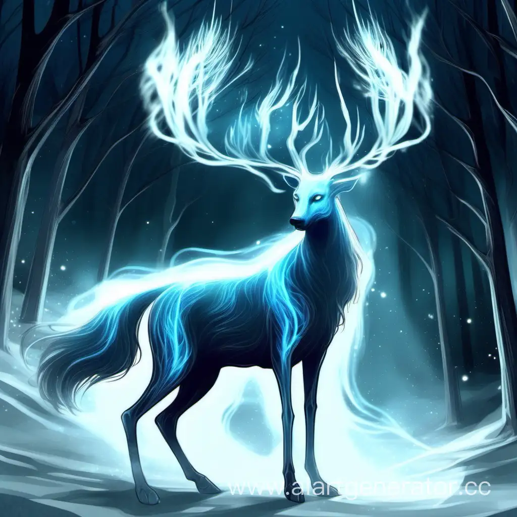 Human Form Patronus Art Ethereal Guardian Spirit | AI Art Generator