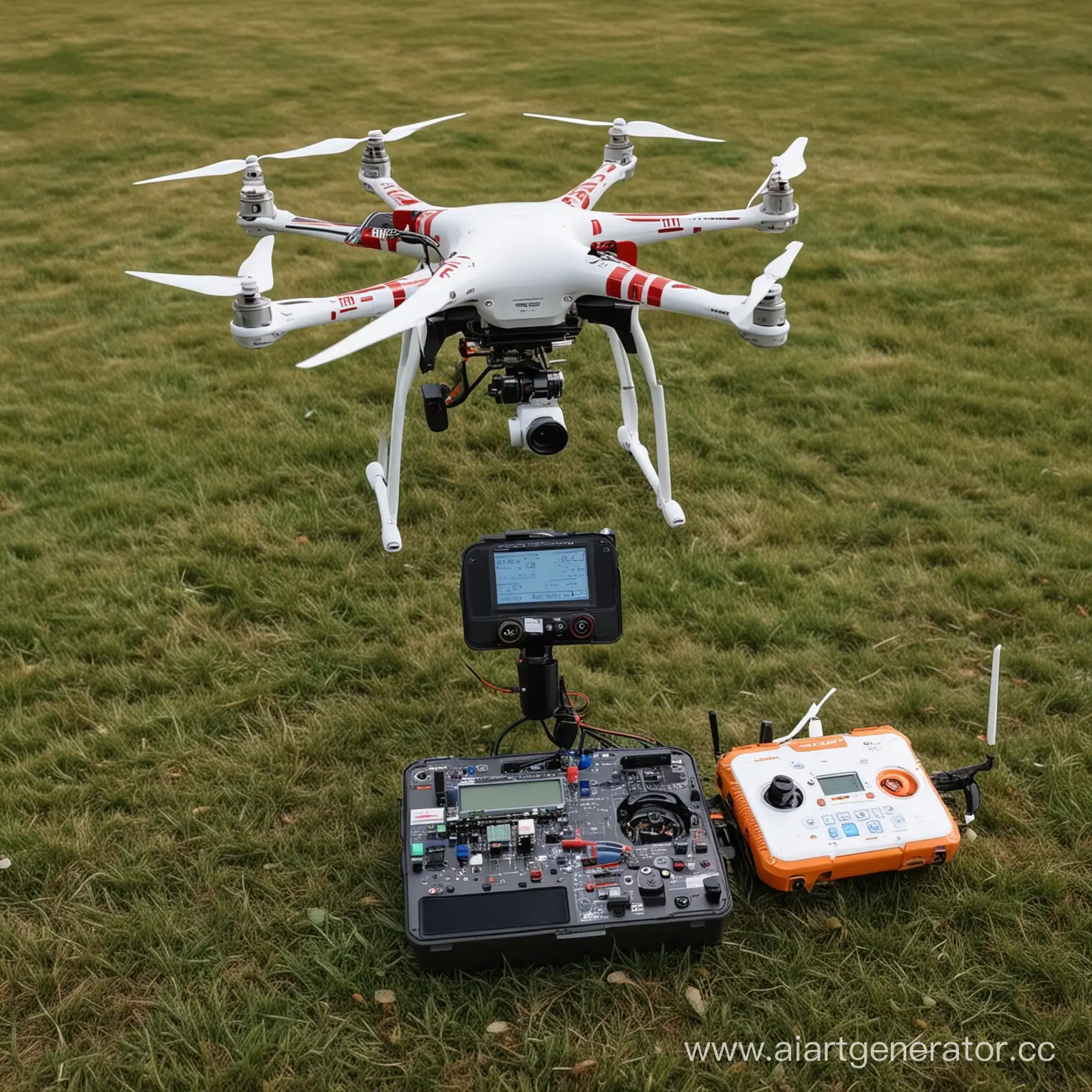 Weather-Station-Controlled-Quadcopter-with-Graph-Display
