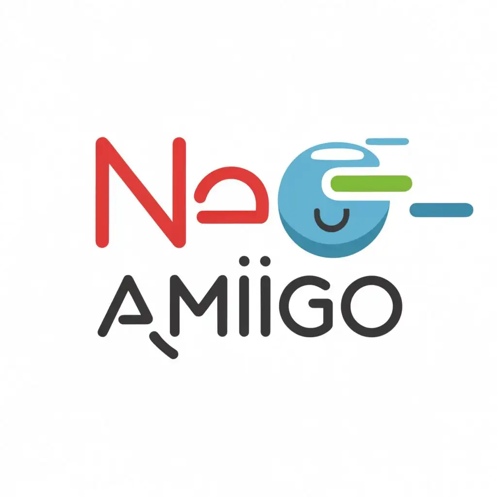 logo, Neo Friend, with the text "Neo Amigo", typography, be used in Finance industry