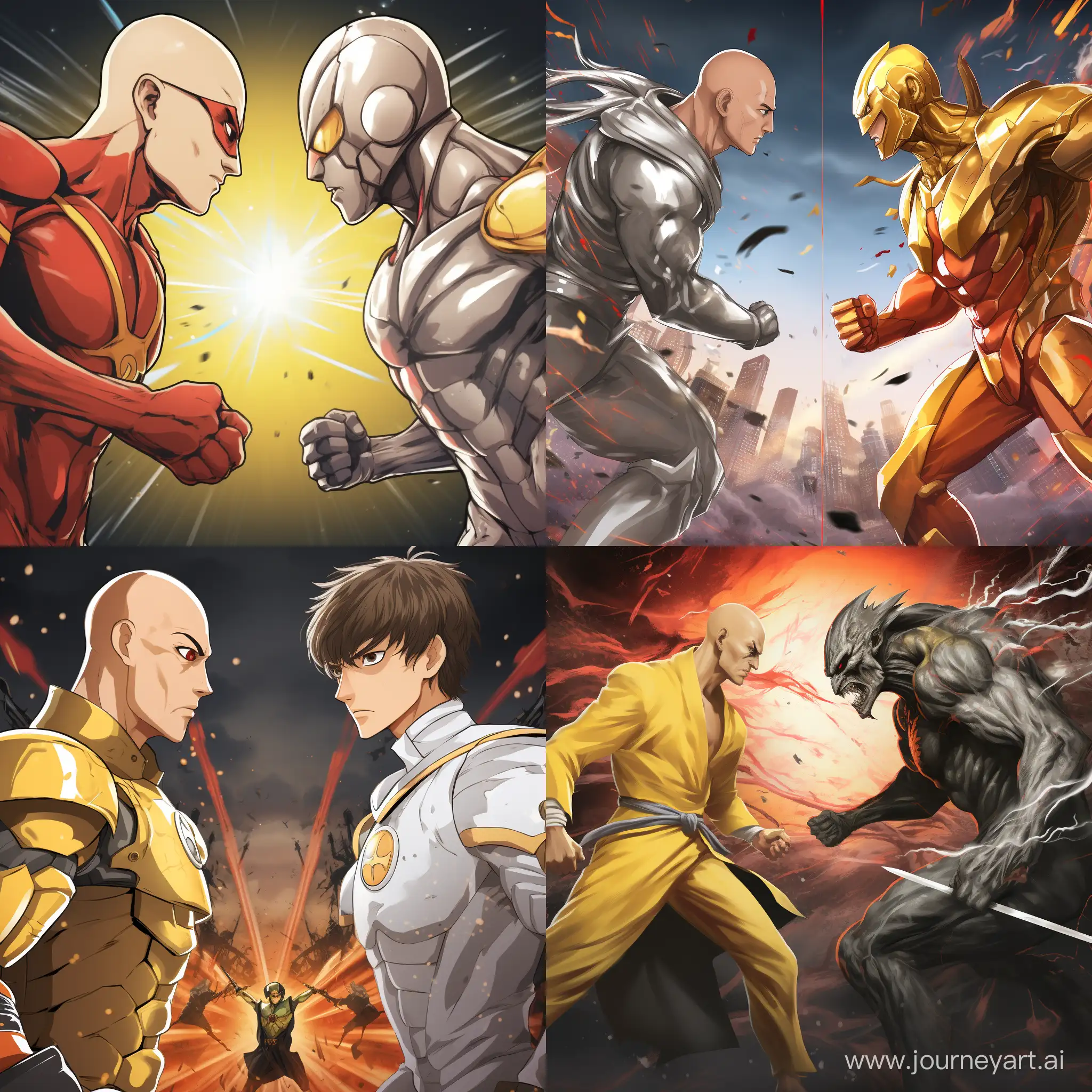 Epic-Showdown-Satoru-Gojo-vs-Saitama-in-a-11-Battle-Anime-Art
