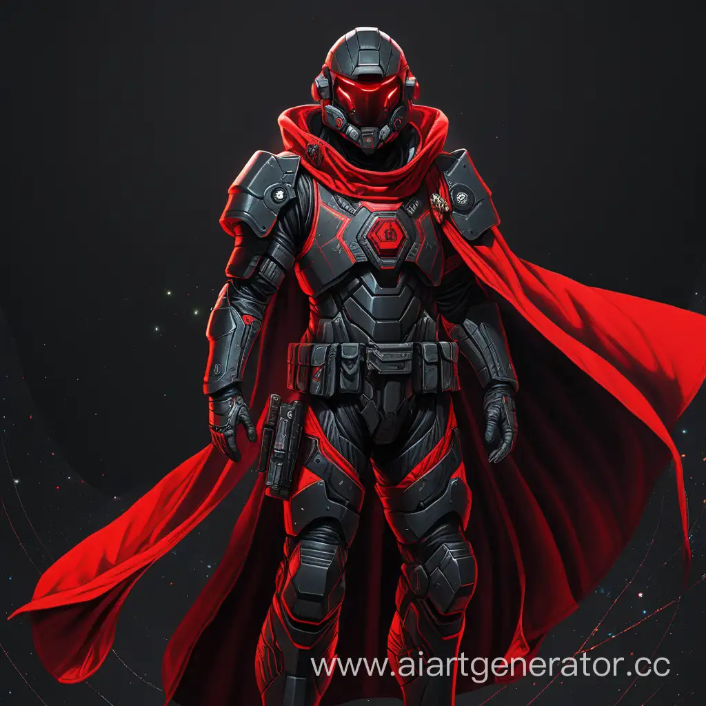 Futuristic-Soldier-in-Black-Space-Light-Armor-with-Red-Accents-Holding-a-Gun