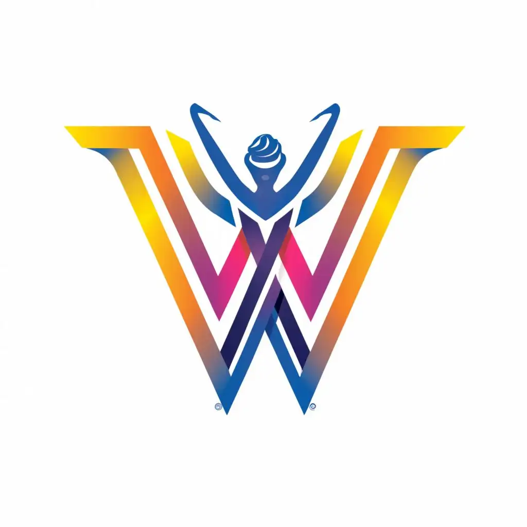 a logo design,with the text "V W", main symbol:Womanity by the women. for the women & by the women,complex,be used in Nonprofit industry,clear background