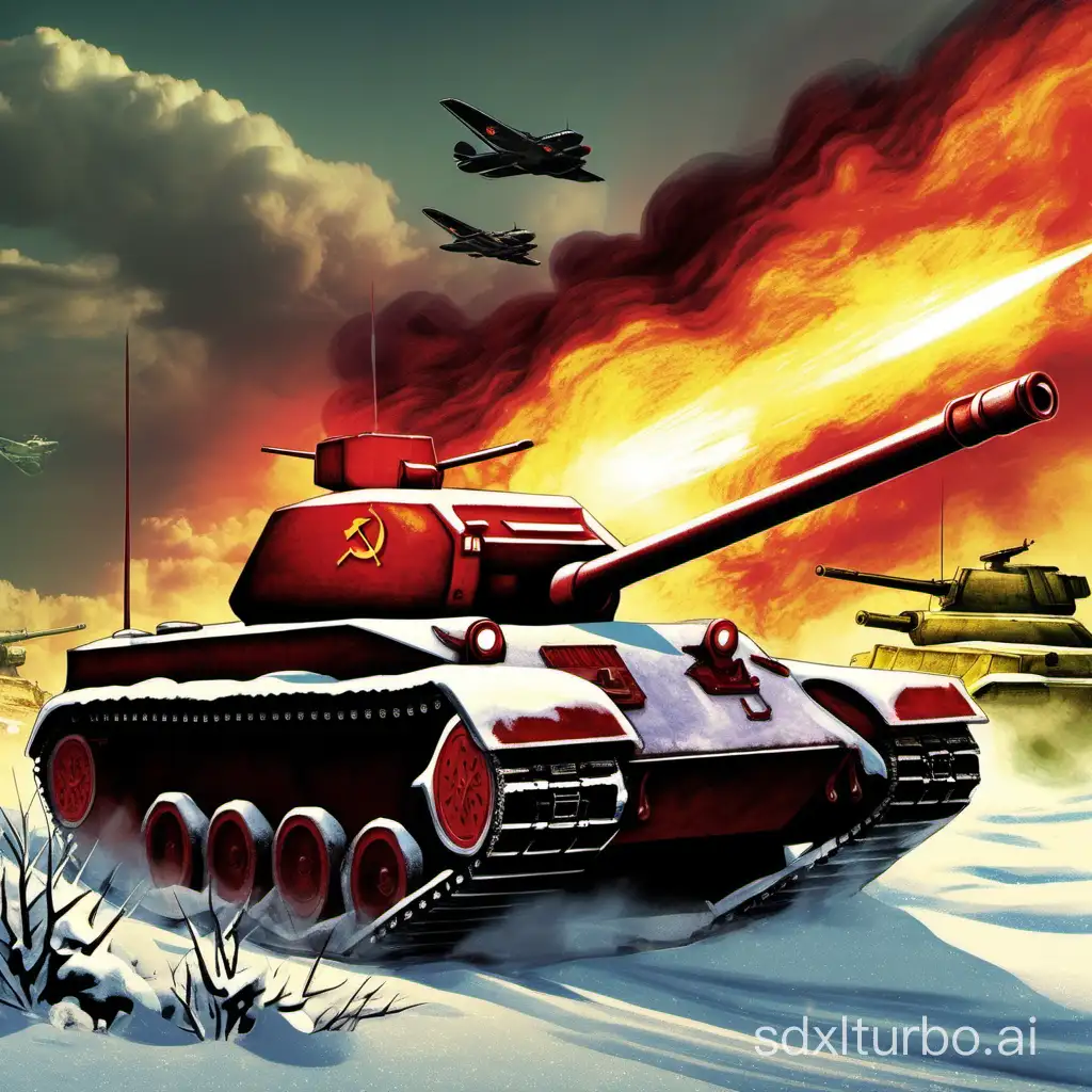 Comintern，cold war，victory，high-tech，tank