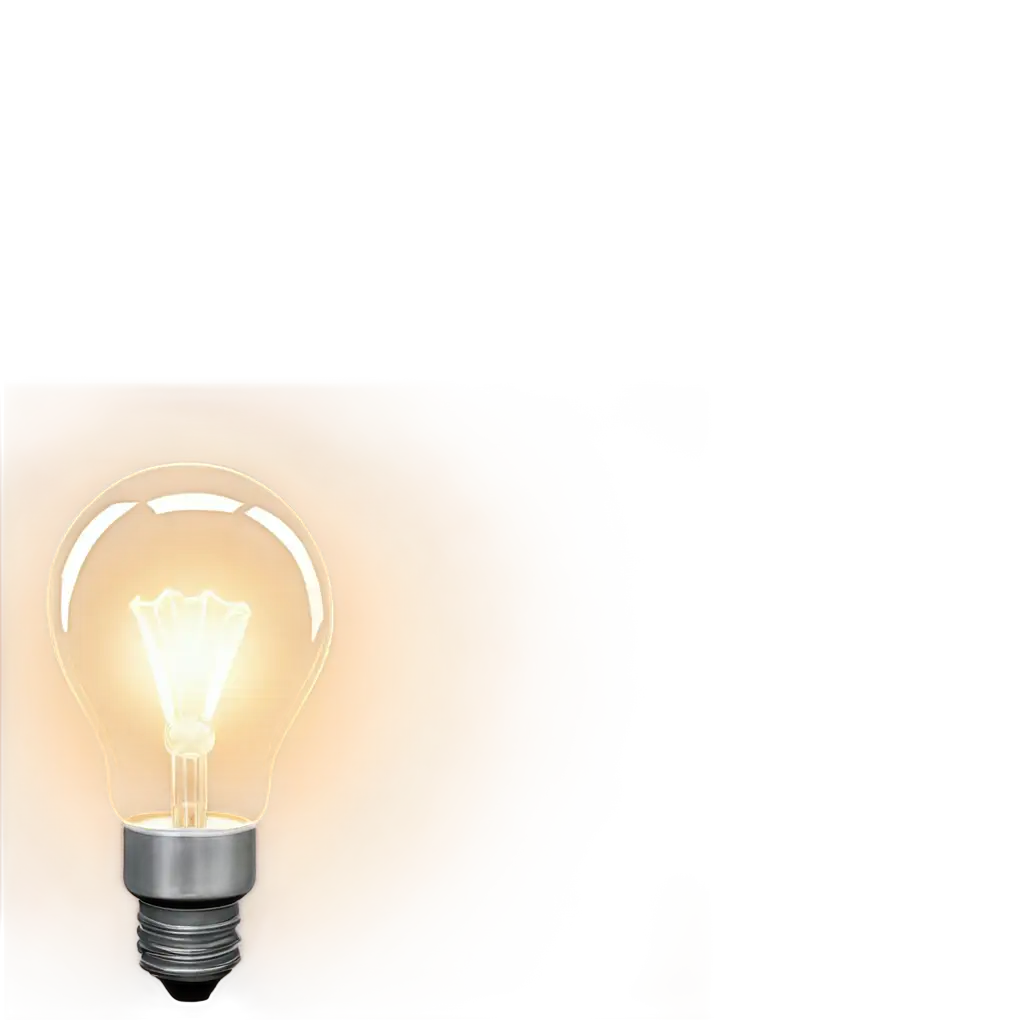 Illuminate-Your-Designs-with-a-HighQuality-PNG-Vector-Image-of-a-3D-Light-Bulb