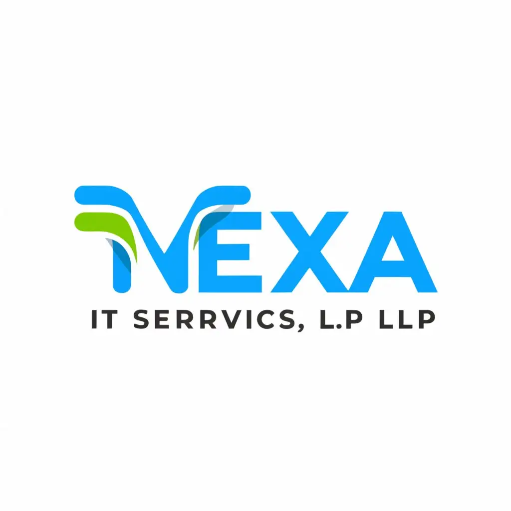 a logo design,with the text "Nexa It Services Llp", main symbol:NEXA,Moderate,be used in Internet industry,clear background