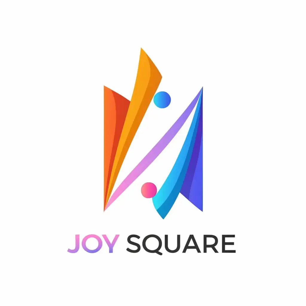 a logo design,with the text "Joy Square ", main symbol:elegance, creativity, attractive , multicolored, ,Moderate,clear background