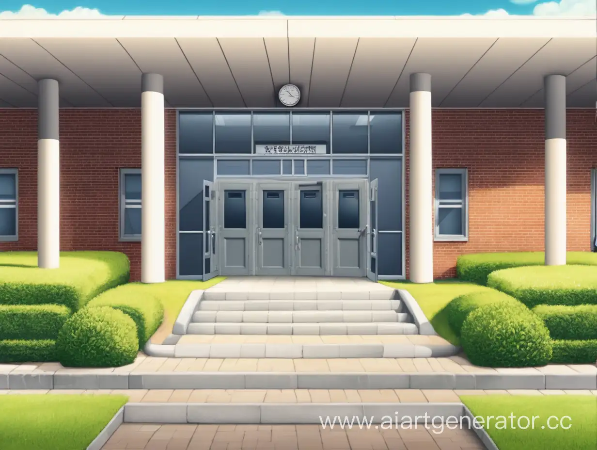 School-Entrance-Background-Scene