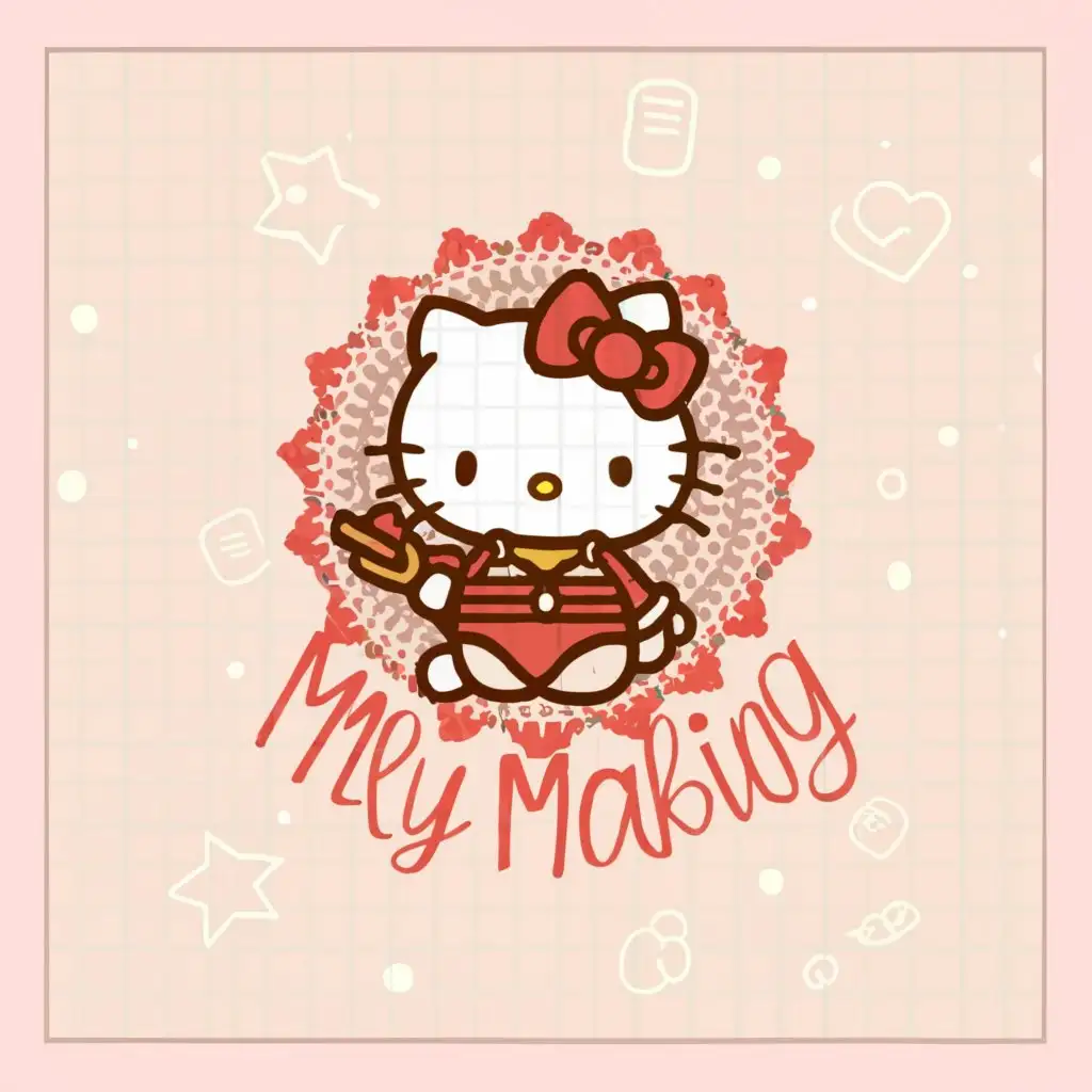 LOGO-Design-For-My-Making-Hello-Kitty-Crochet-on-a-Clear-Background
