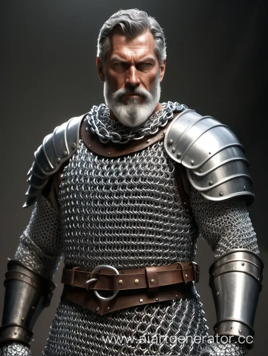 Handsome-Mature-Knight-in-Realistic-Chain-Mail-Armor