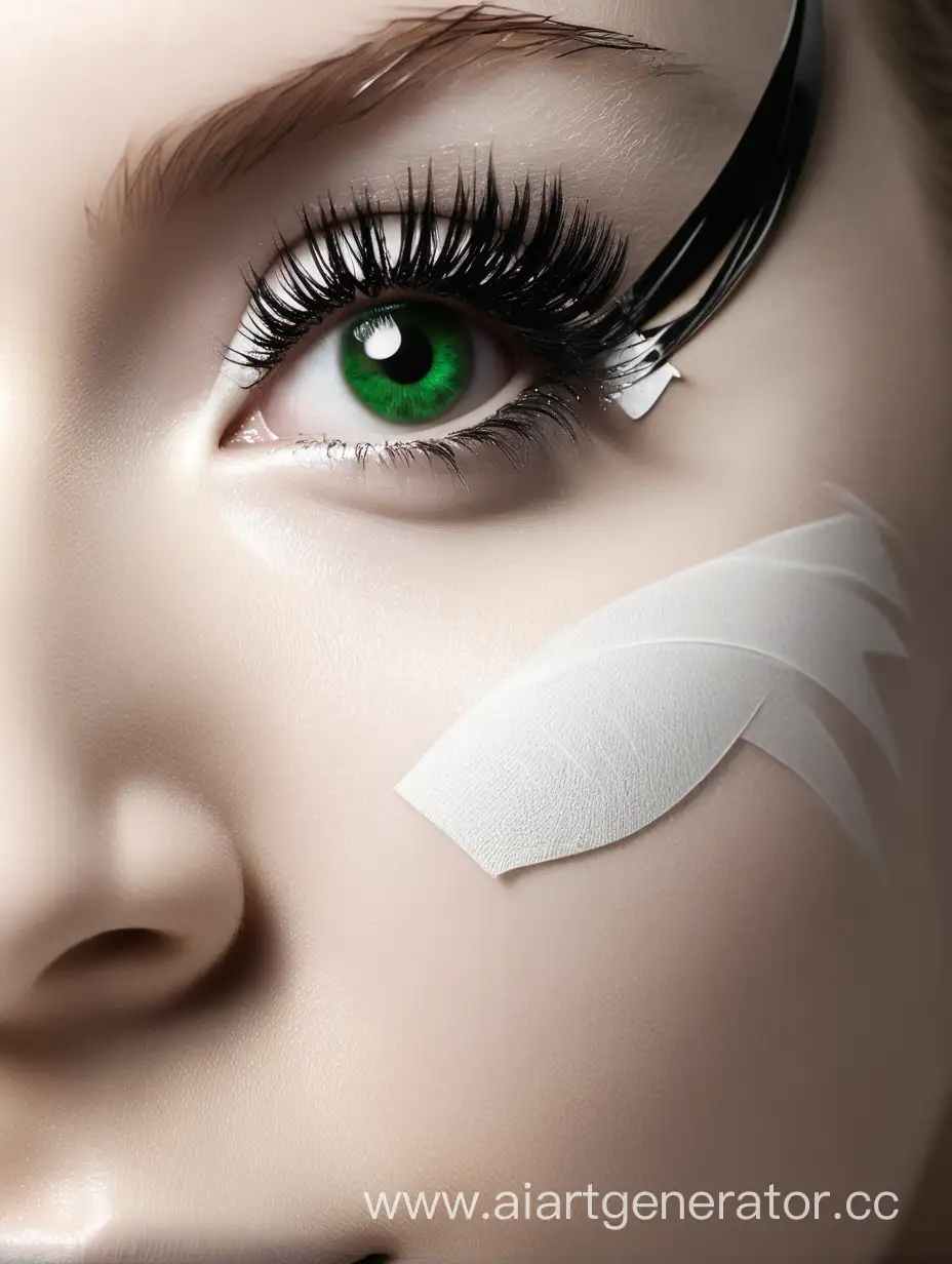 Stunning-Black-and-White-Eyelash-Extensions-Advertisement