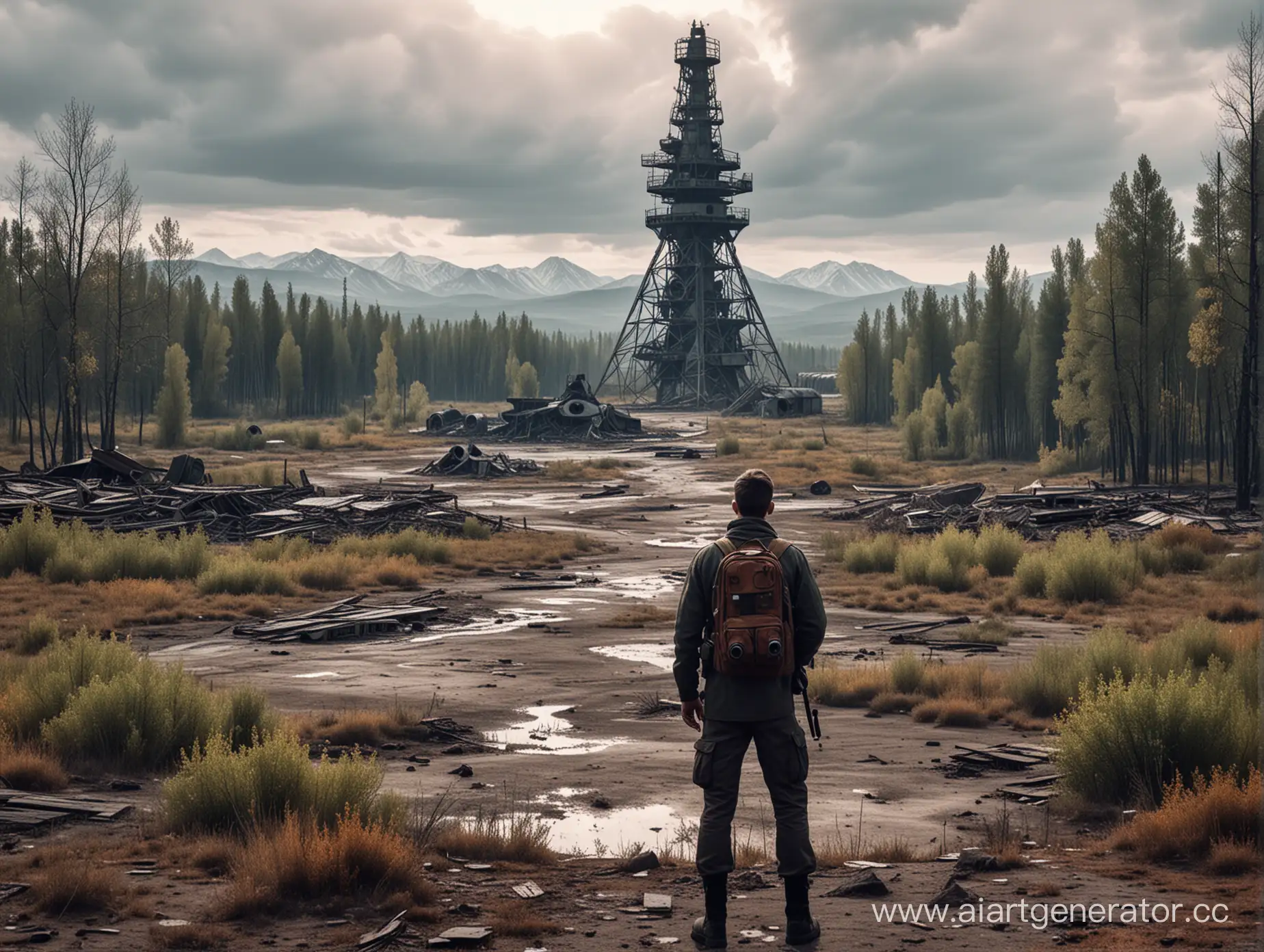 Blogger-Explores-Abandoned-Soviet-Cosmodrome-in-Horror-Game-Poster