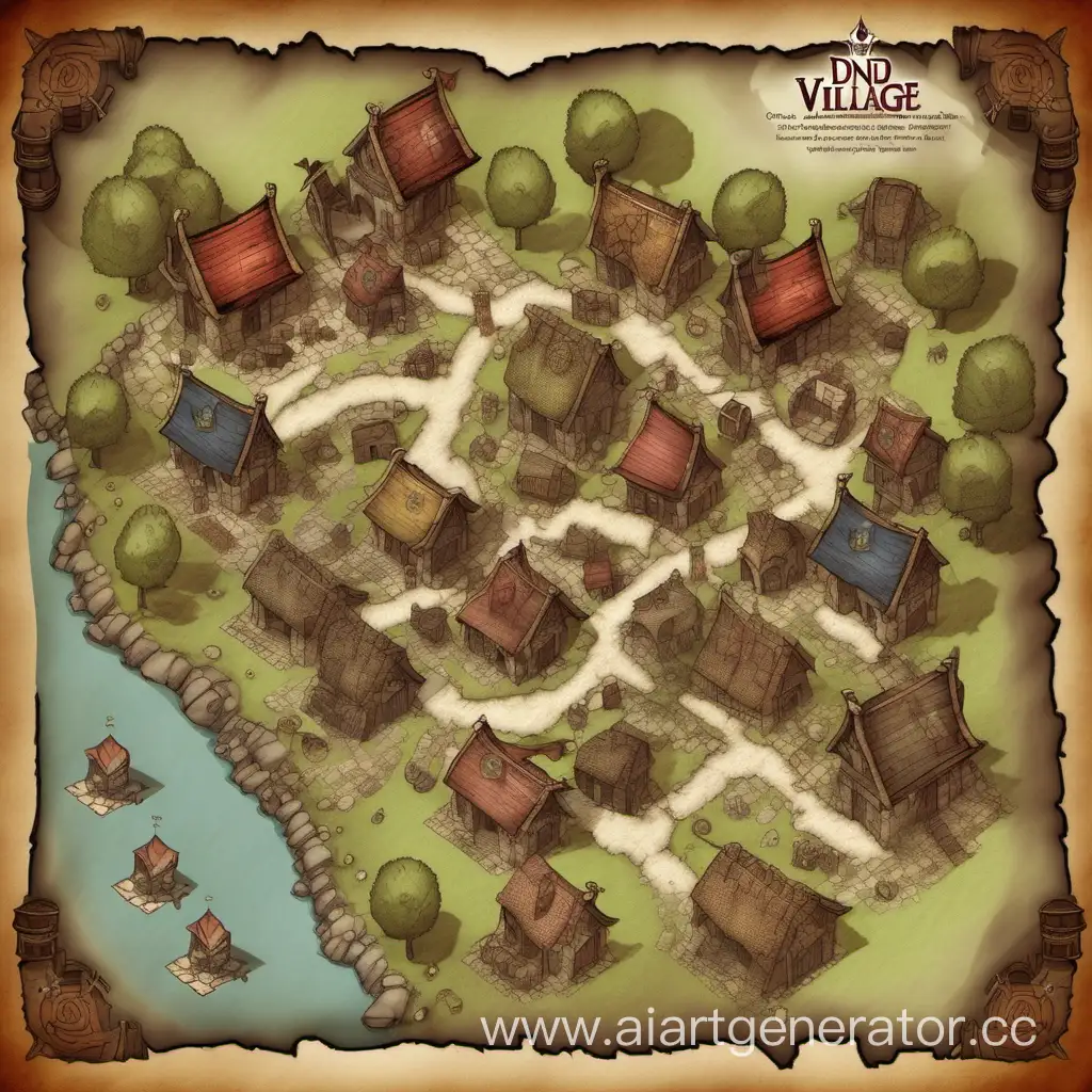 dnd village map