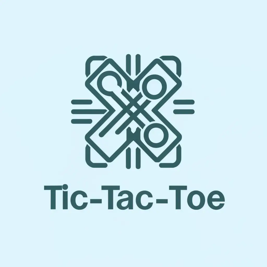 LOGO-Design-For-TicTacToe-Playful-Grid-with-Xs-and-Os-on-Clean-Background