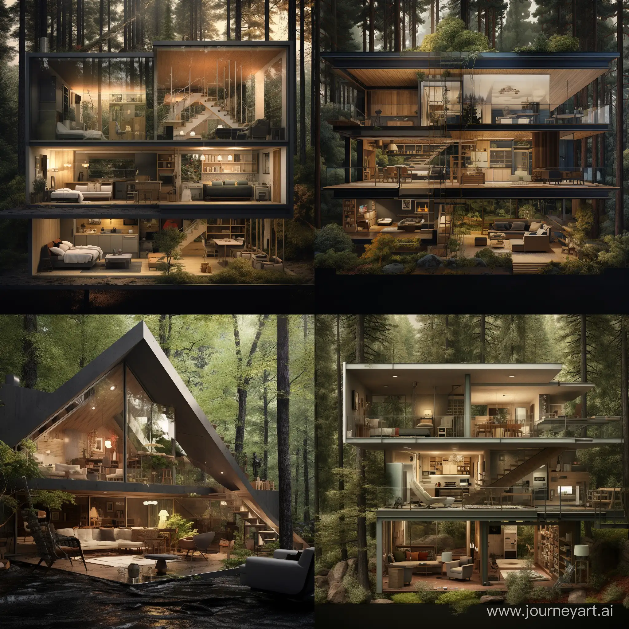 Isomorphic-Forest-House-with-Two-Floors-and-Scenic-View