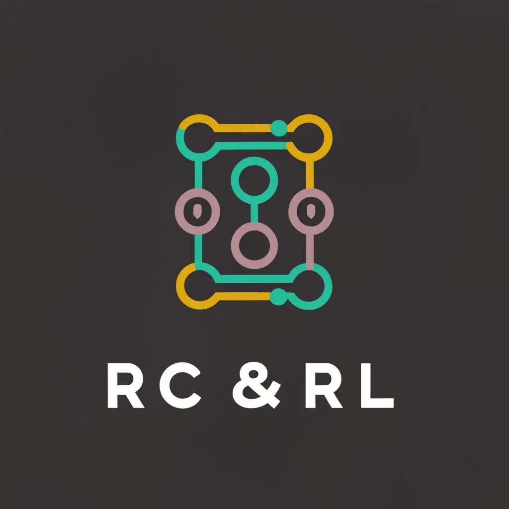 a logo design,with the text "RC & RL", main symbol:electrical circuit,Moderate,be used in Technology industry,clear background