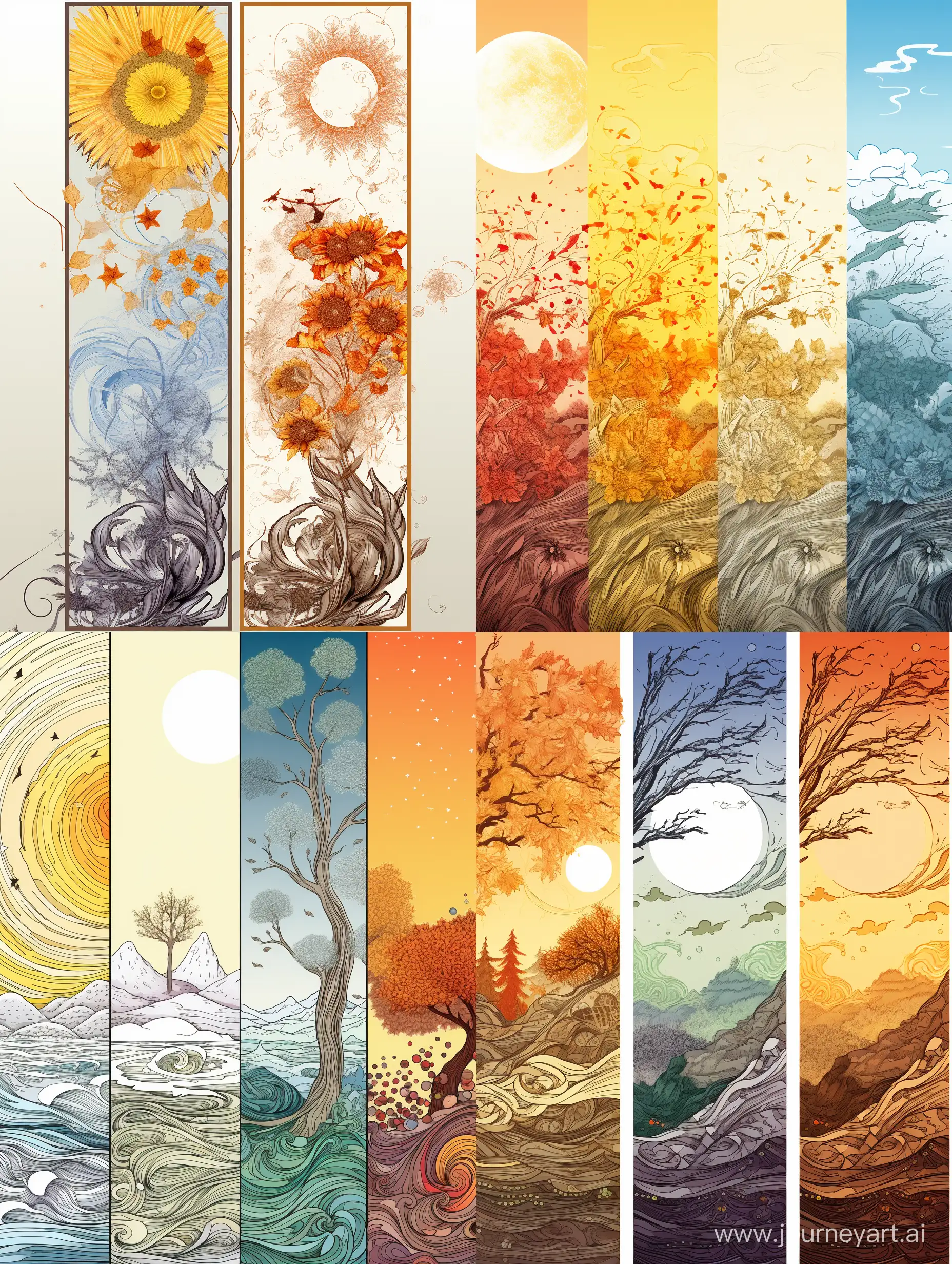 Four-Seasons-Textured-Graphic-Design-Seasonal-Line-Art-Map