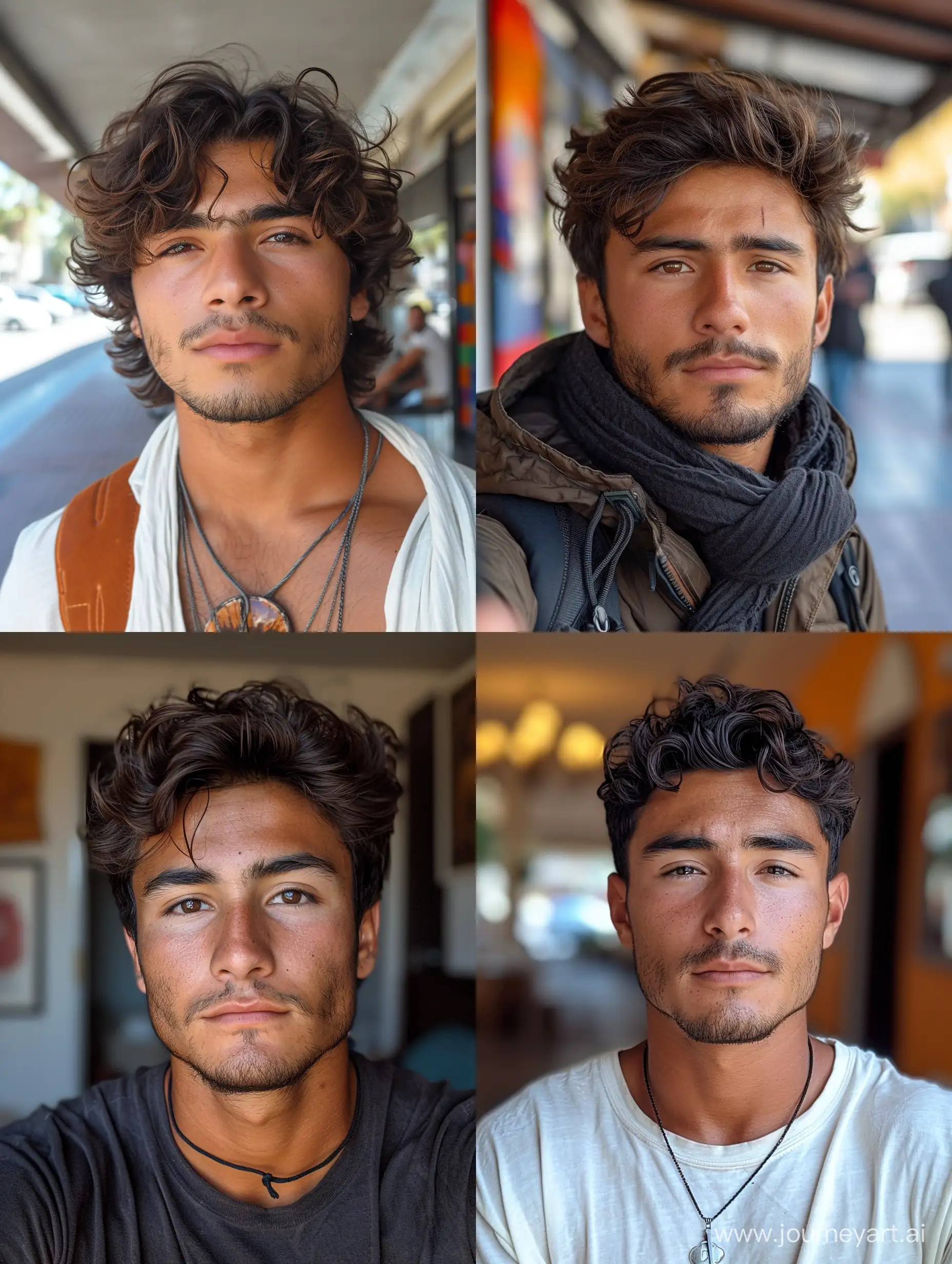 Young-Latin-Man-Capturing-a-Stylish-Selfie