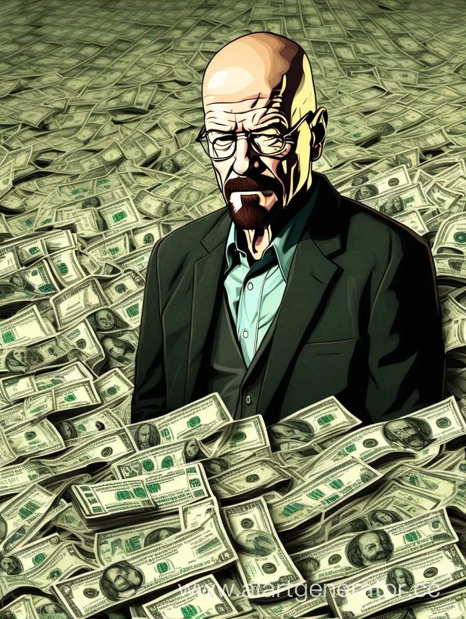 Walter-White-Surrounded-by-Wealth-in-Dramatic-Scene