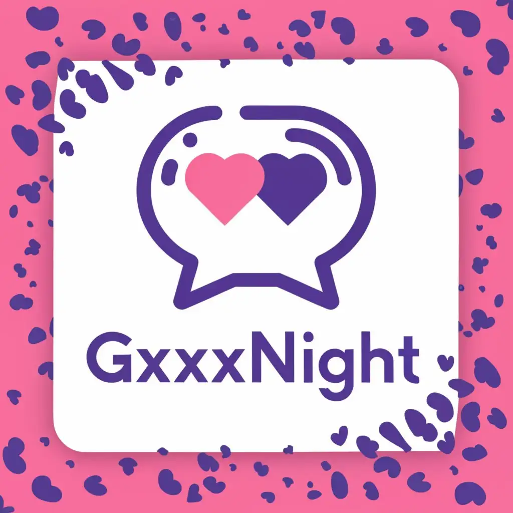 LOGO-Design-For-Gxxxnight-Online-Girls-Chat-with-Boys-in-a-Moderate-Clear-Background