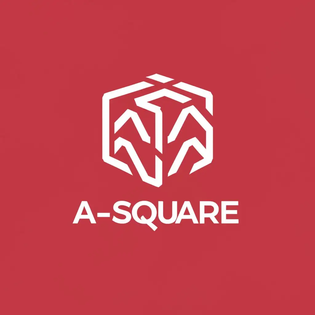 a logo design,with the text "A-Square", main symbol:A With square,Moderate,clear background