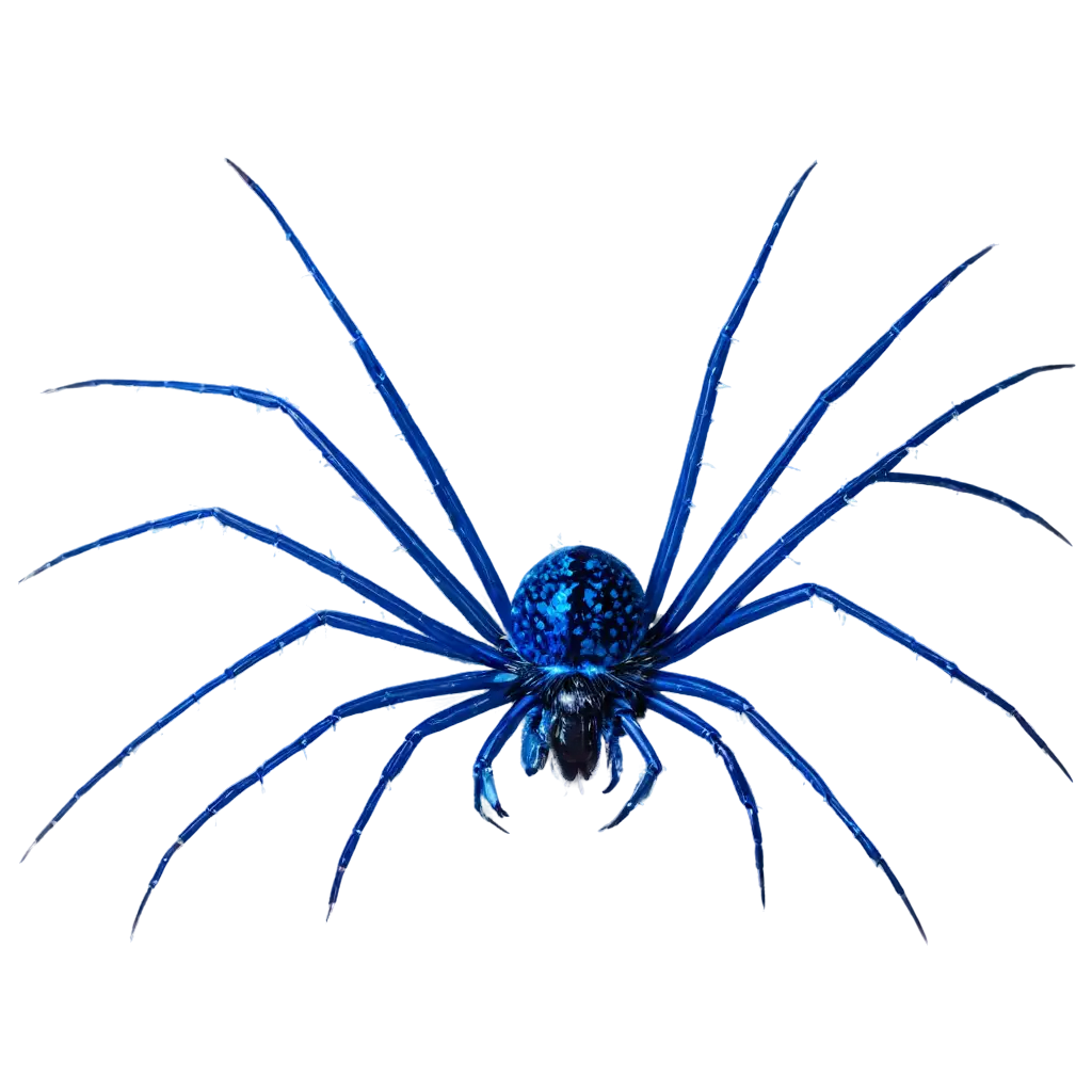 Blue-Spider-PNG-Mesmerizing-Digital-Artwork-for-Creative-Projects