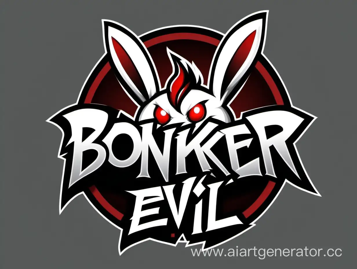 Intense-White-Rabbit-Logo-with-Red-Eyes-Team-BONKERS-HD-Design