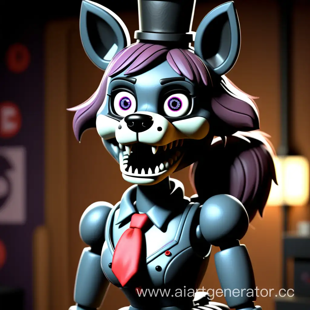 Roxanne Wolf fnaf 9 animatronic