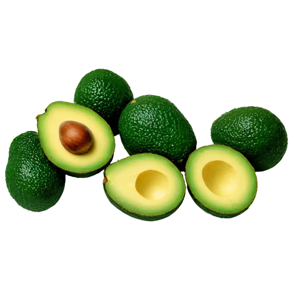2 avocado fruit slice